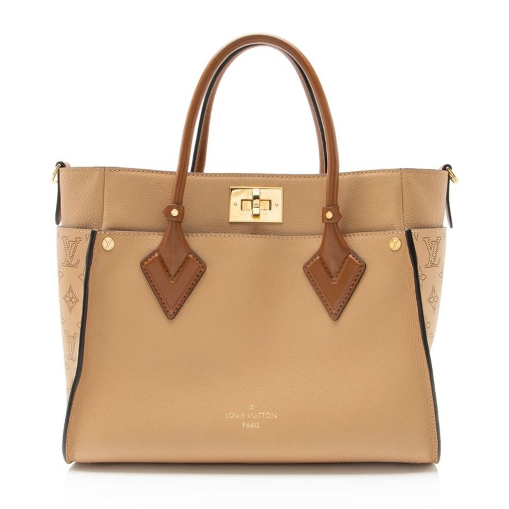 Louis Vuitton Mahina Calfskin On My Side MM Tote